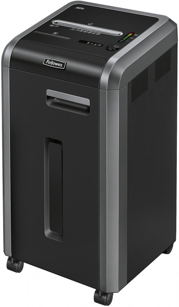 Niszczarka do papieru Fellowes 225i, pasek 5.8mm, 24 kartki, P-2/T-2/O-1 DIN, czarny