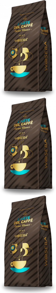 3x Kawa mielona Woseba L’Arte Del Caffe Crema Classico, 250g