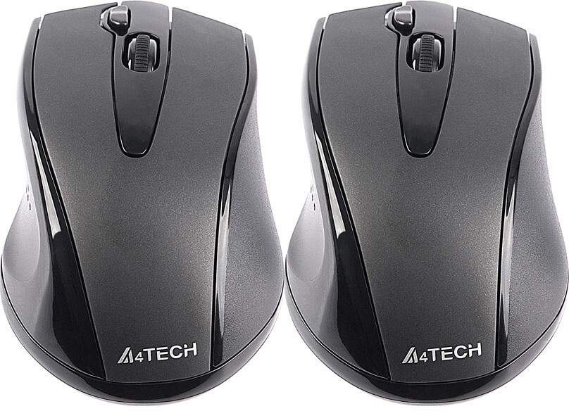 2x Myszka bezprzewodowa A4Tech G9-500F-1, optyczna, czarny