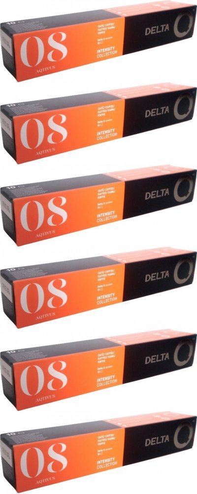 6x Kapsułki do ekspresu Delta Q aQtivus, 10 sztuk