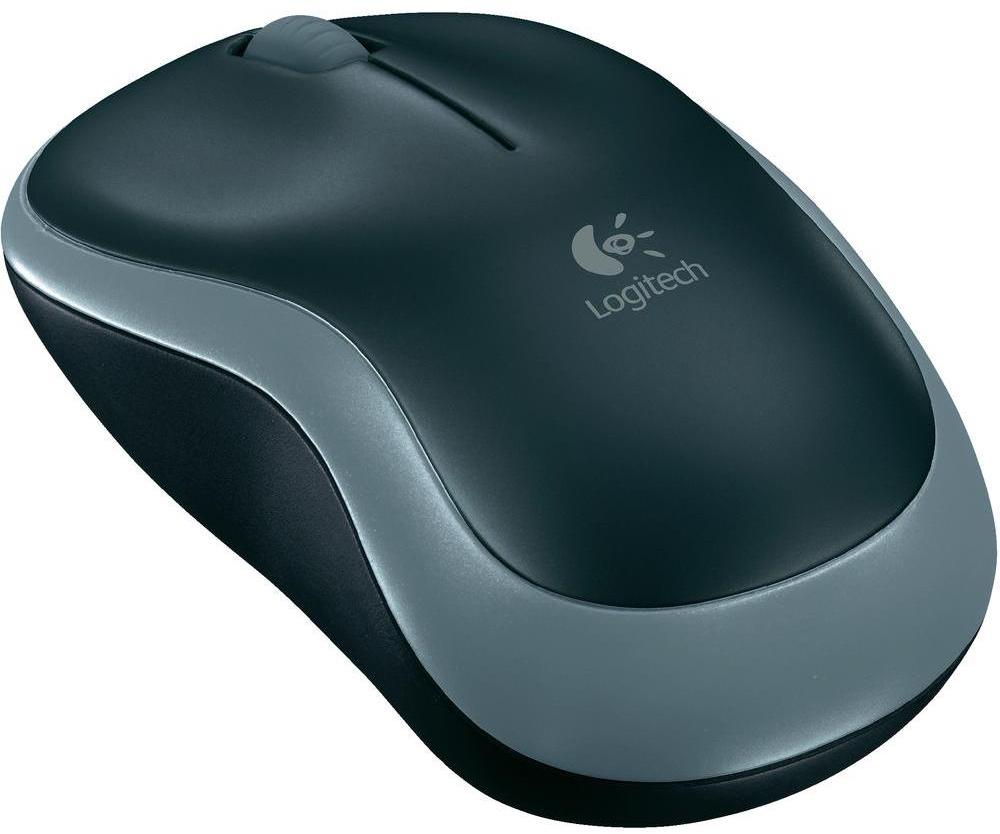 Myszka bezprzewodowa Logitech M185, optyczna, szaro-czarny