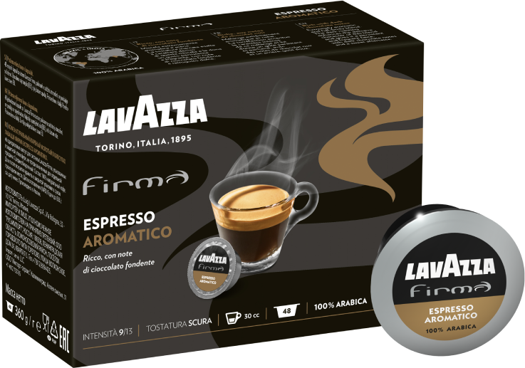 Outlet: USZKODZONE OPAKOWANIE Kawa w kapsułkach Lavazza Firma Espresso Aromatico 100% Arabica, 48 sztuk.
