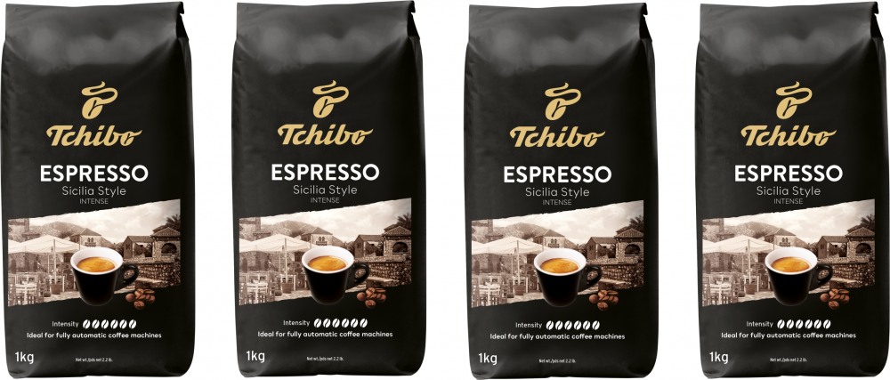 4x Kawa ziarnista Tchibo Espresso Sicilia Style, 1kg