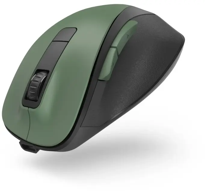 Myszka bezprzewodowa Hama MW-500 V2, na akumulator, optyczna, zielony