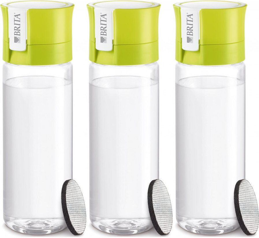 3x Butelka filtrująca Brita Fill&Go Vital, 0.6l, limonkowy