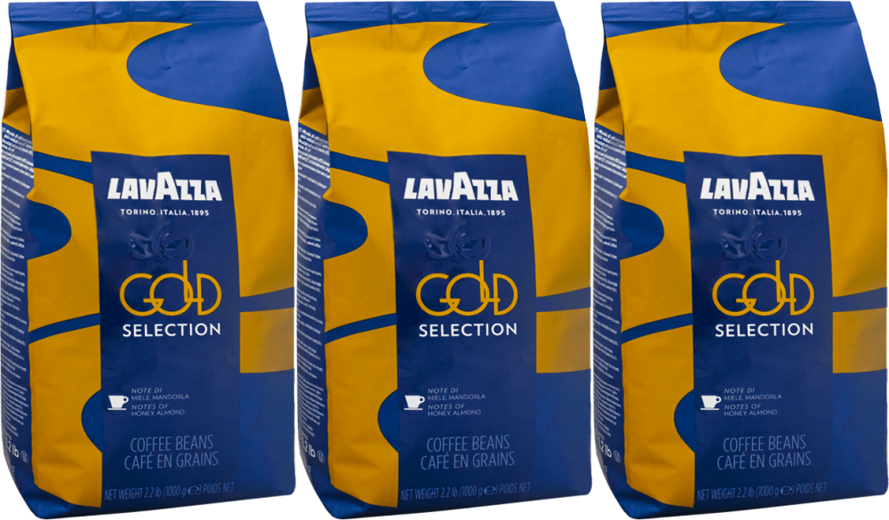 3x Kawa ziarnista Lavazza Gold Selection, 1 kg