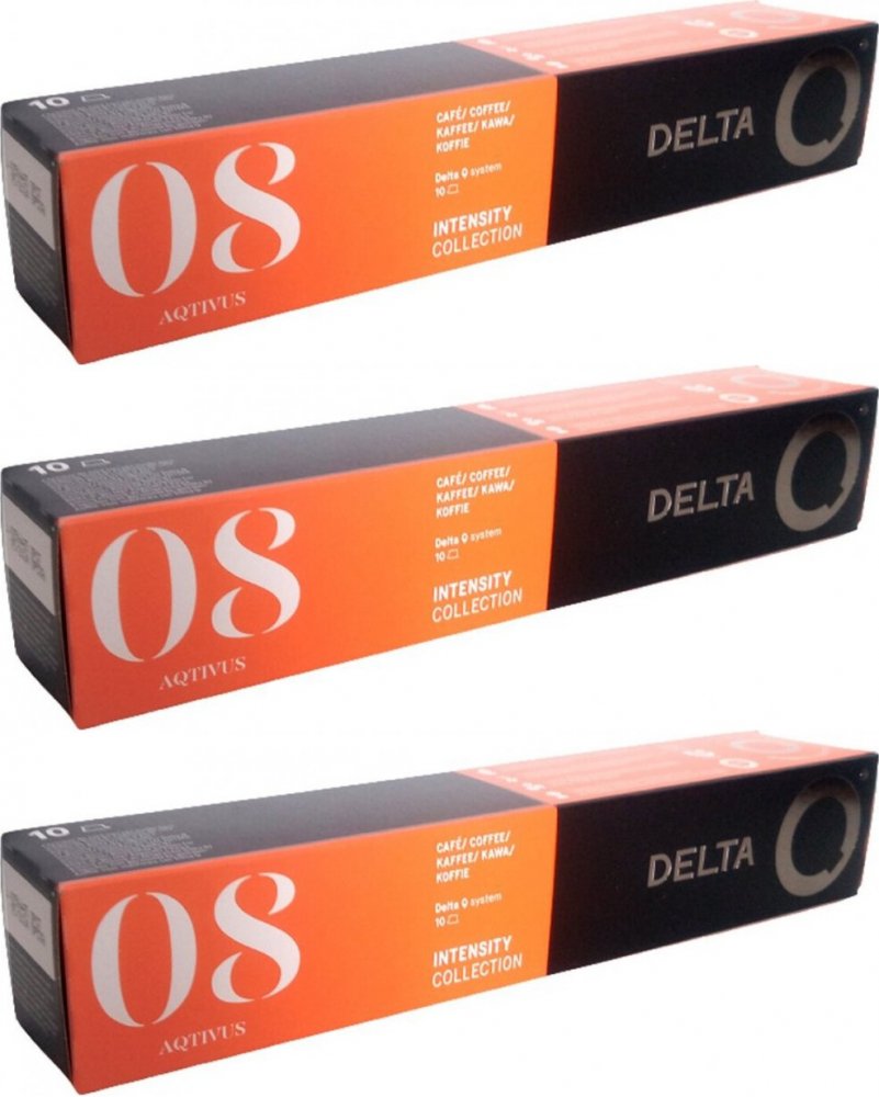 3x Kapsułki do ekspresu Delta Q aQtivus, 10 sztuk
