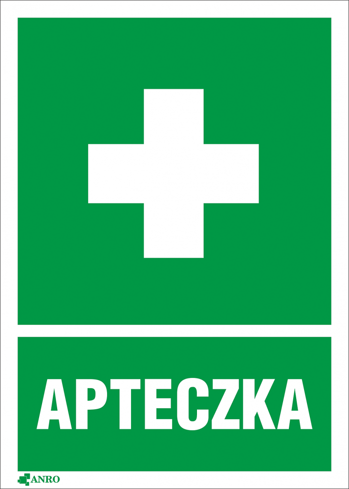 Tabliczka informacyjna Anro "Apteczka", 220x300mm