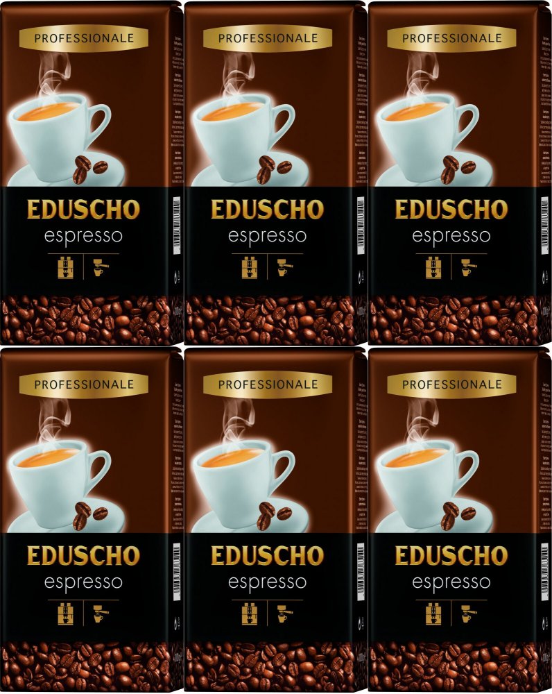 6x Kawa ziarnista Eduscho Professionale Espresso, 1kg