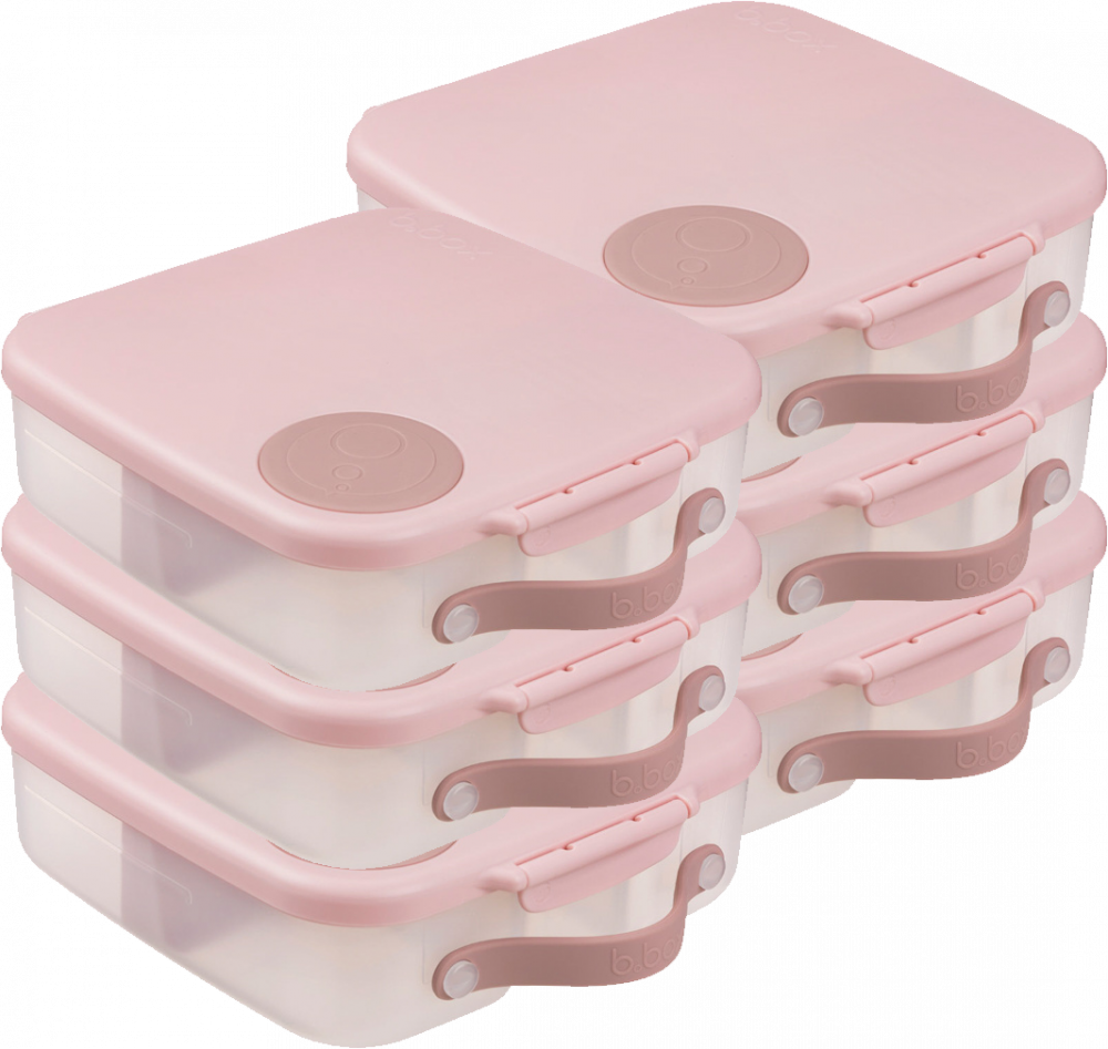 6x Lunchbox B.Box, z wkładem chłodzącym, 2l, Blush Crush