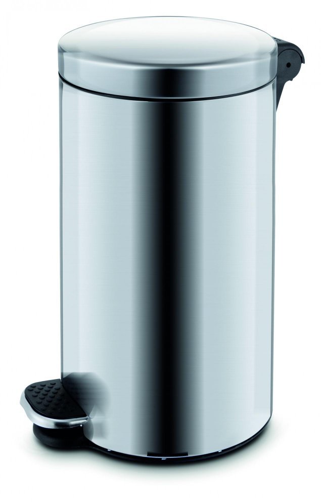 Kosz na śmieci Alda Freedom Fresh, z pokrywą, 30l, srebrny
