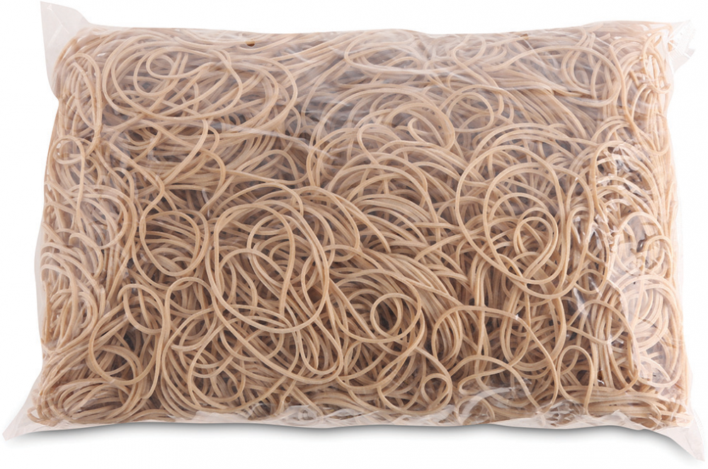 Gumki recepturki Office Products, 50mm, 1kg, naturalny