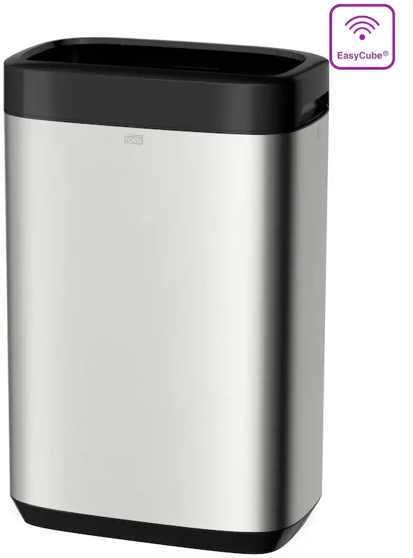 Kosz na śmieci Tork B1 460011, z pokrywą, 50l, inox