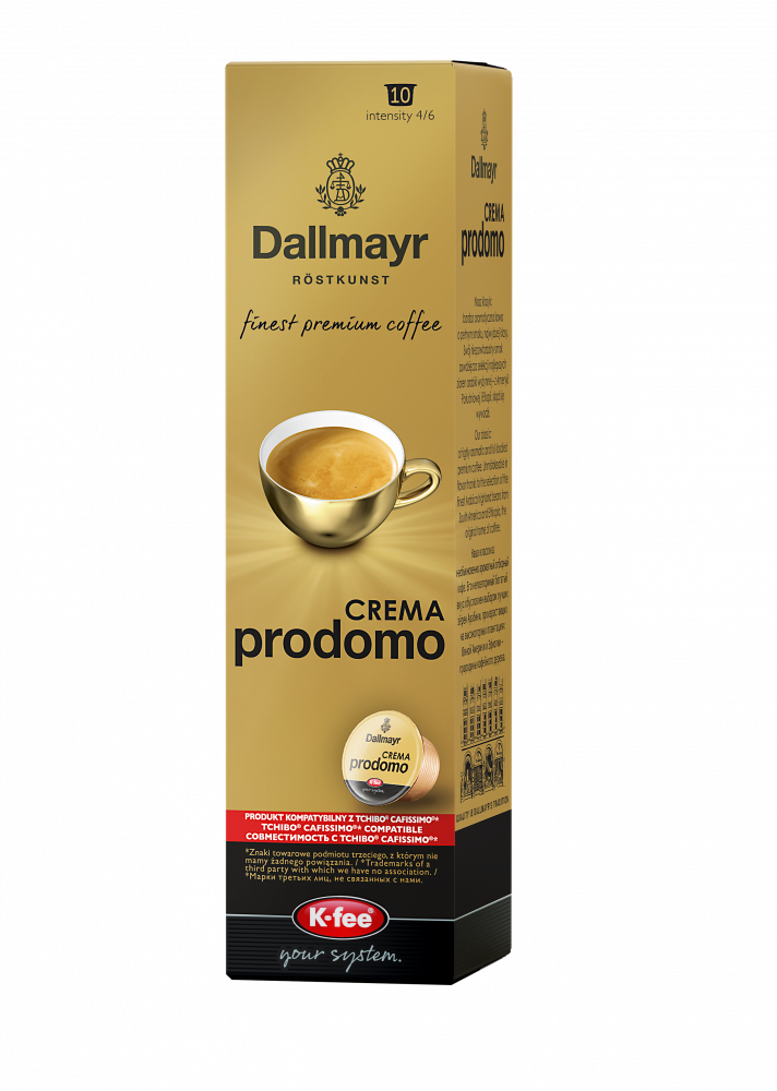 Kapsułki do ekspresu Dallmayr Prodomo UTZ, 10 sztuk, 78g