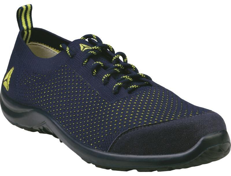 Buty robocze Delta Plus Summer S1P SRC, rozmiar 43, niebiesko-żółty