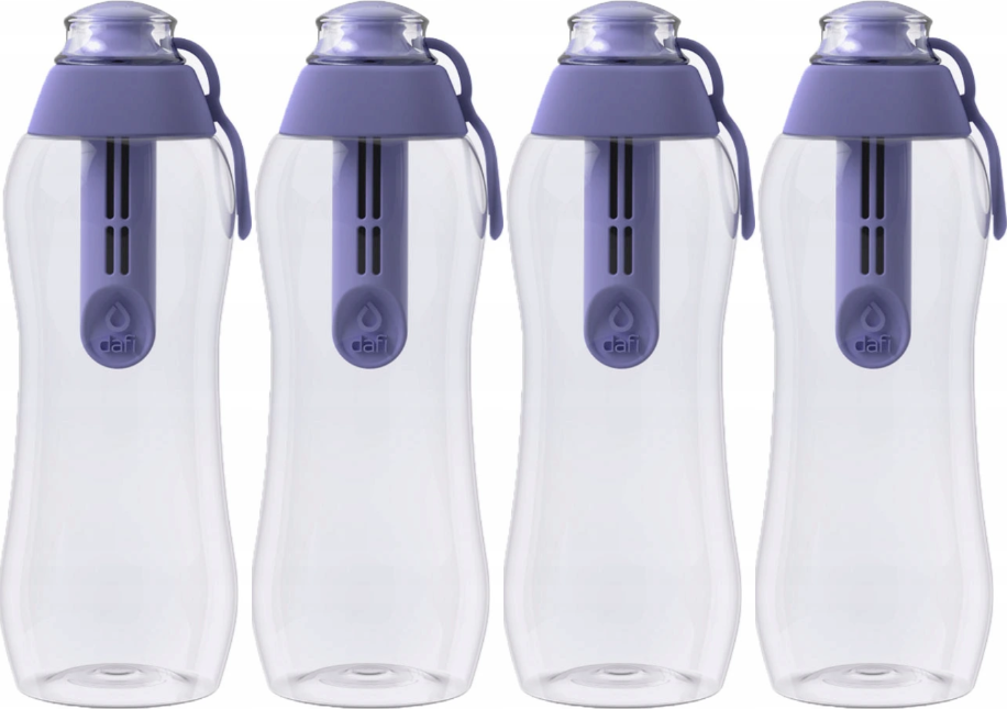 4x Butelka filtrująca Dafi, 0.3l, wrzosowy