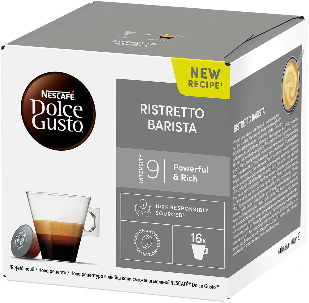 Kapsułki do ekspresu Nescafe Dolce Gusto Ristretto Barista, 16 sztuk
