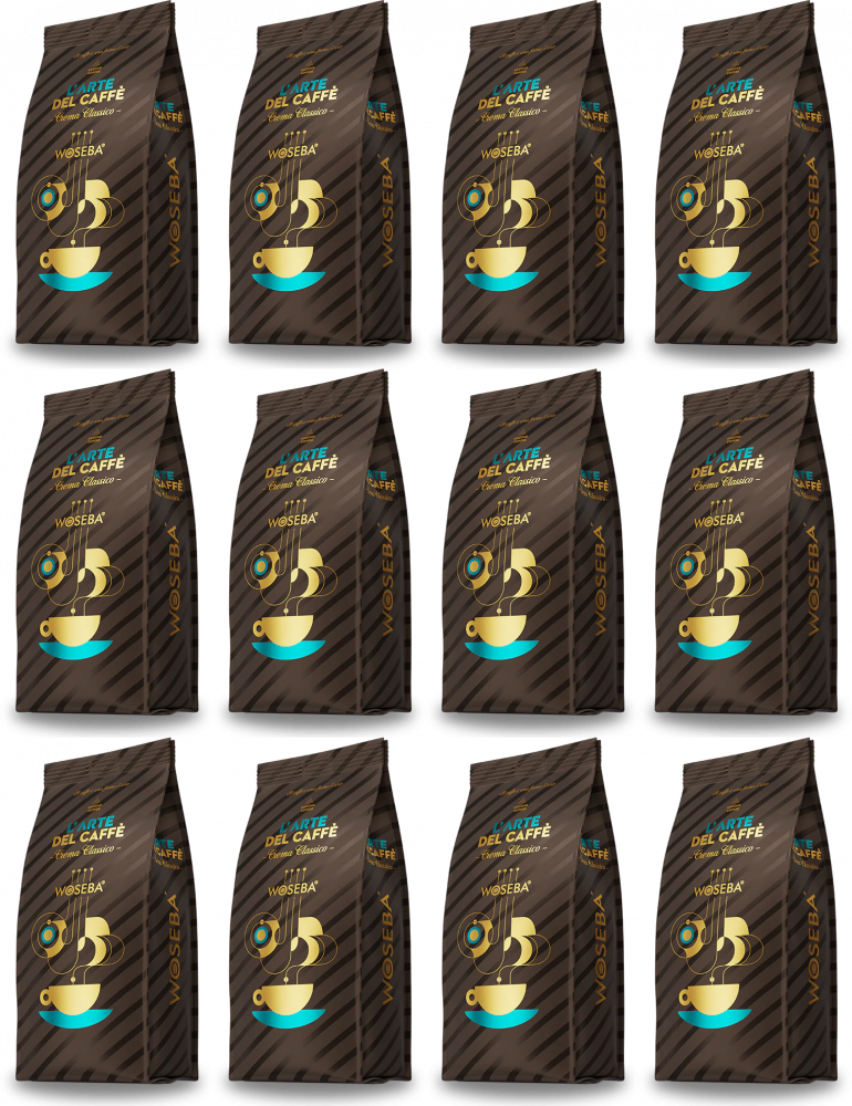 12x Kawa mielona Woseba L’Arte Del Caffe Crema Classico, 250g