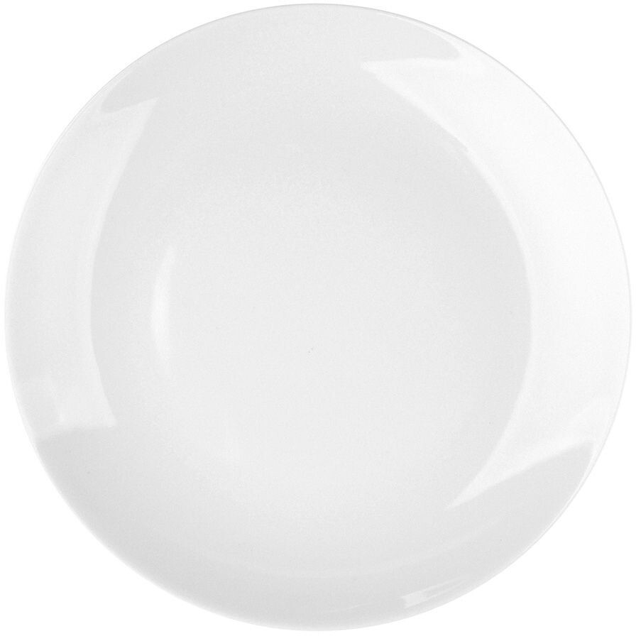 Talerz płytki MariaPaula Moderna, 24cm, porcelana, biały