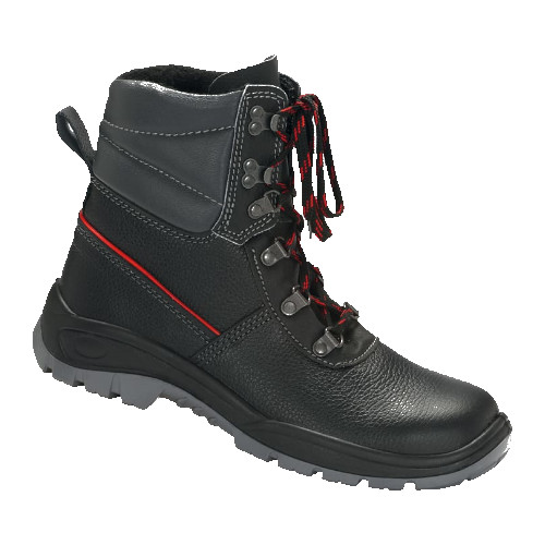 Buty robocze bezpieczne PPO Strzelce Opolskie, PPO Winter model 0151, S1 CI SRC, skóra naturalna, rozmiar 45, czarny