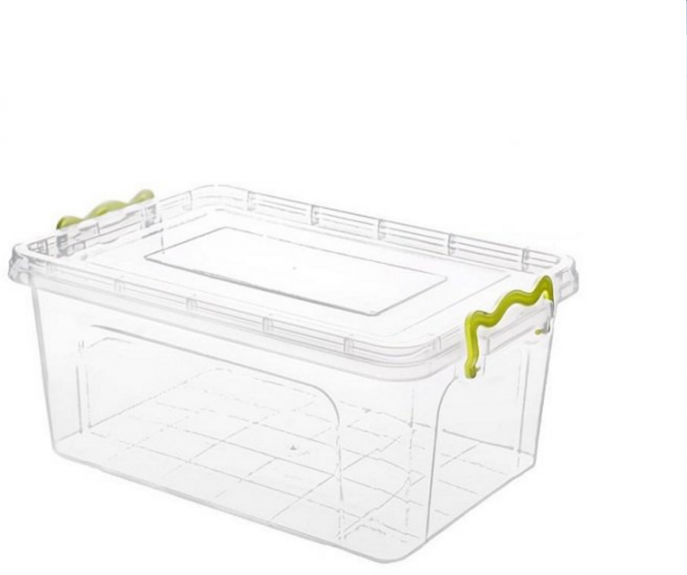 Pojemnik do przechowywania Plafor Strong Box, 27l, przezroczysty