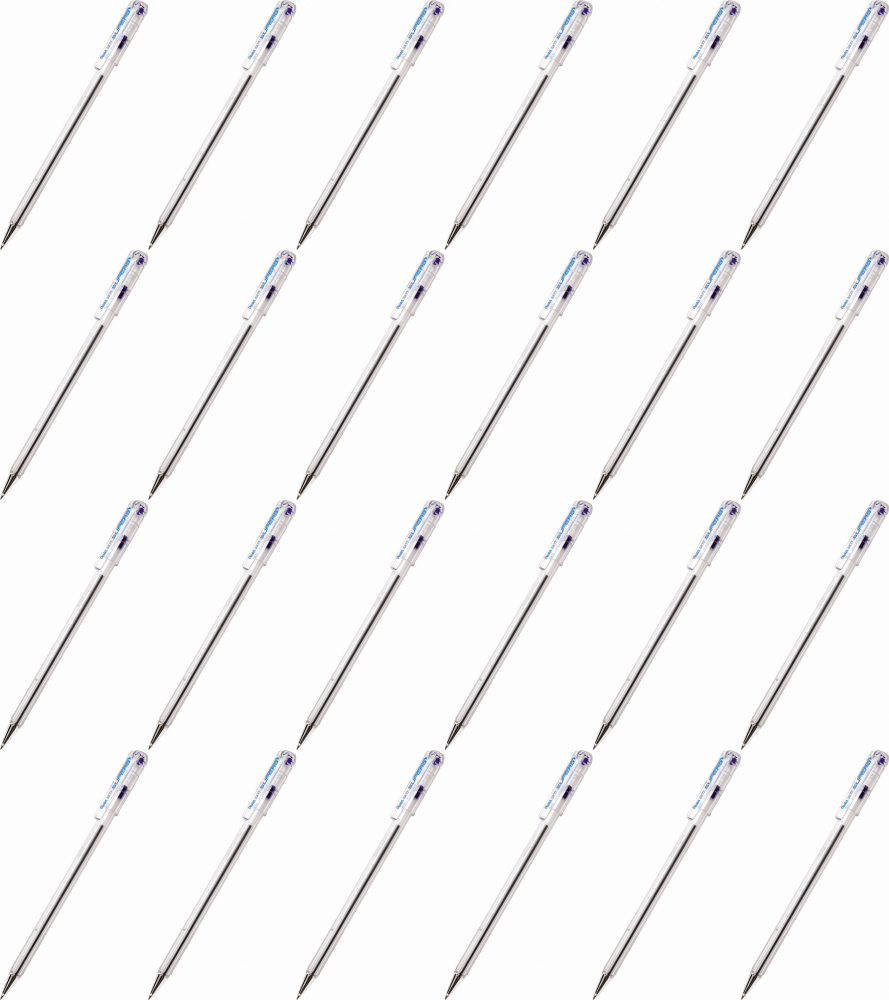 24x Długopis Pentel, Superb BK77, 0.7mm niebieski