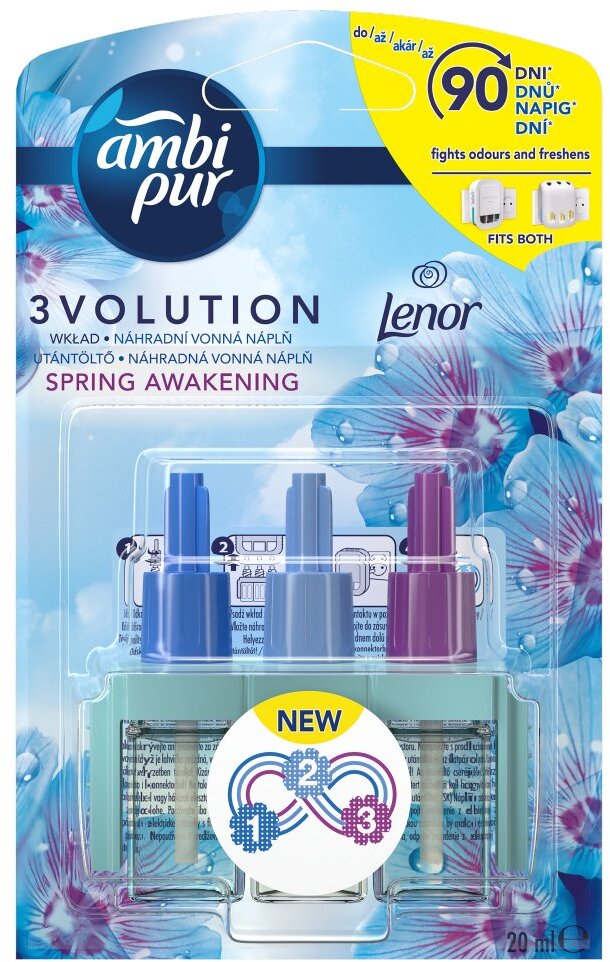 Wkład do odświeżacza powietrza Ambi Pur 3Volution Lenor Spring Awakening, 20ml