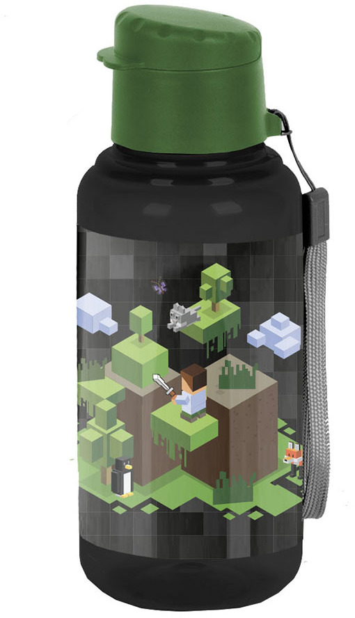 Bidon na wodę Paso Minecraft, 500ml, bez BPA