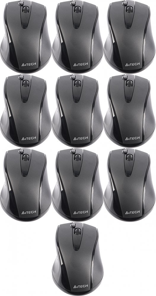10x Myszka bezprzewodowa A4Tech G9-500F-1, optyczna, czarny
