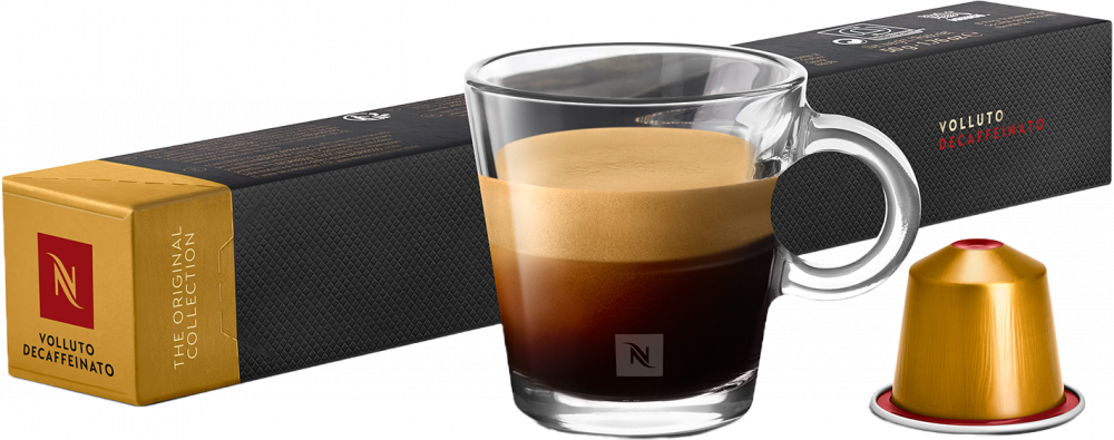 Kawa w kapsułkach Nespresso Volluto Decaffeinato, 10 sztuk