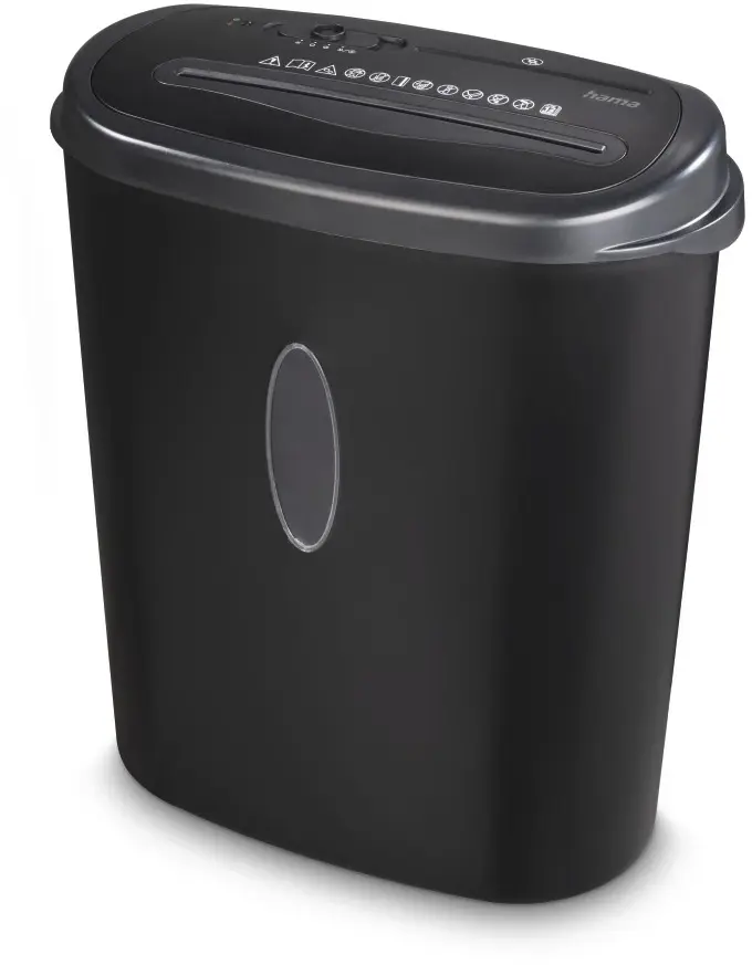 Niszczarka do papieru Hama Home X12CD, ścinek 4x40mm, 12 kartek, P-4/T-4/E-3 DIN, czarny
