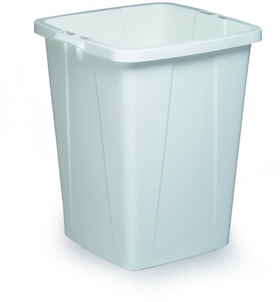 Kosz do segregacji odpadów Durable Durabin, 90l, biały