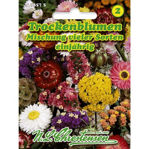 1 pac, Flori de vară pentru uscare, mix multicolor - Semințe: Mod de ambalare: 1 pac