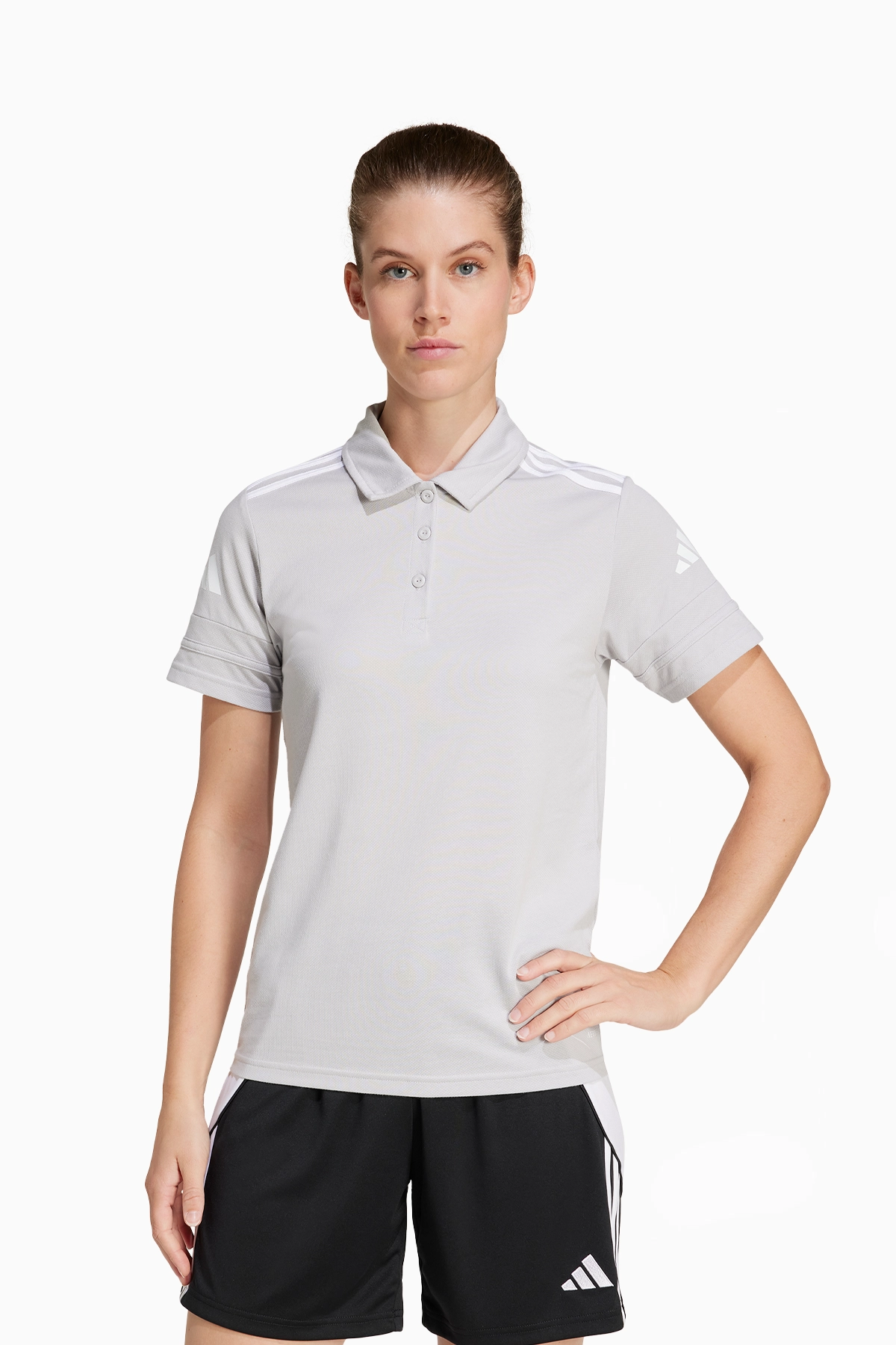 Koszulka adidas Squadra 25 Polo Damska - Szary