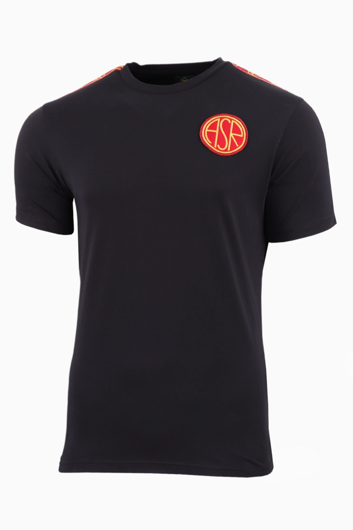 Koszulka Retro COPA AS Roma Black Taper - Czarny