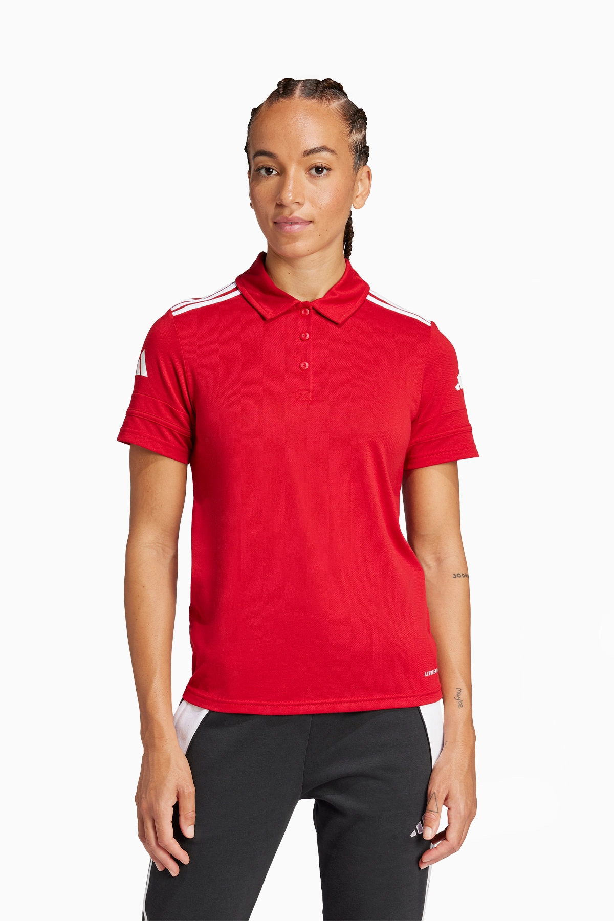 Koszulka adidas Squadra 25 Polo Damska - Czerwony