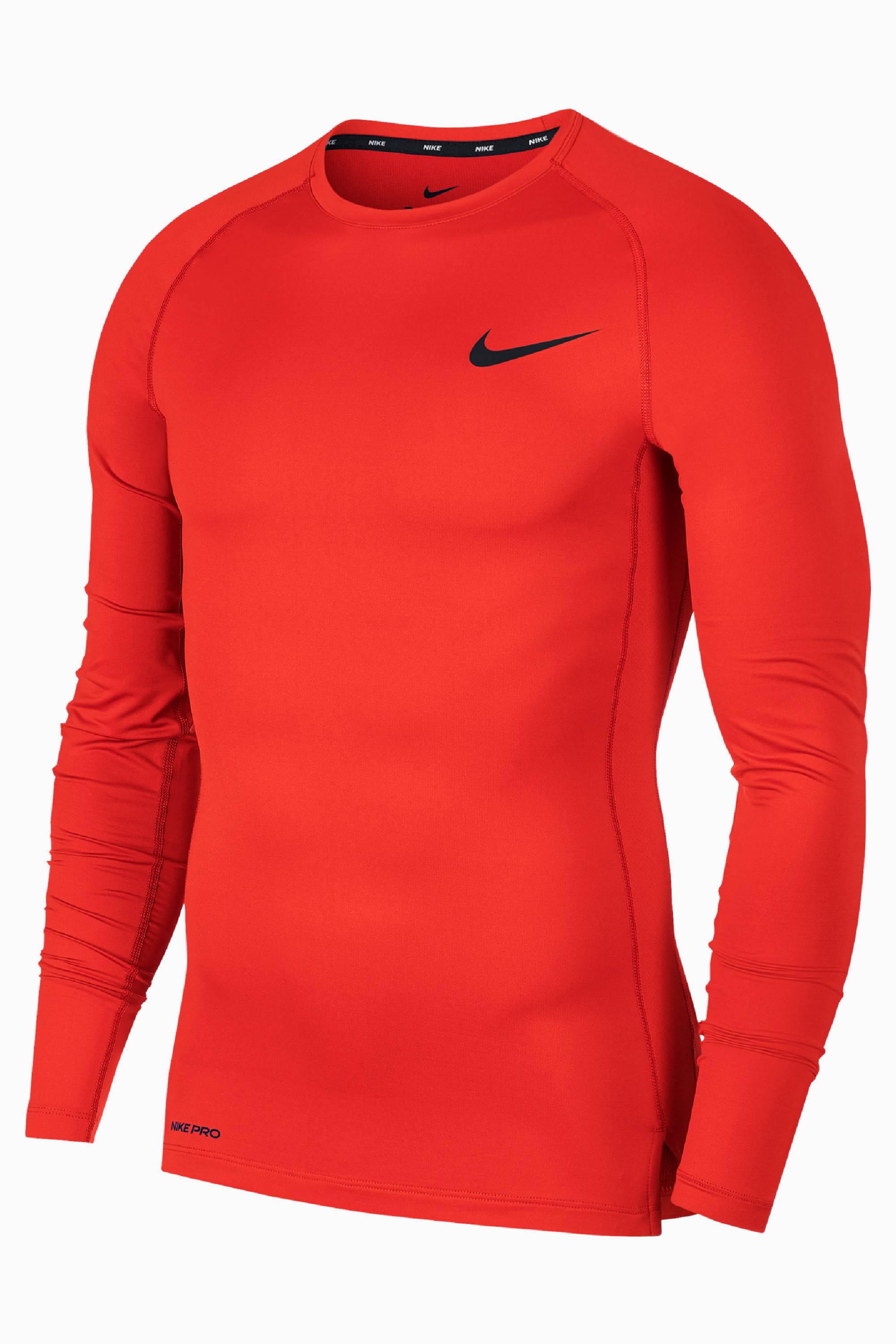Koszulka Termoaktywna Nike Top Ls Tight - Czerwony