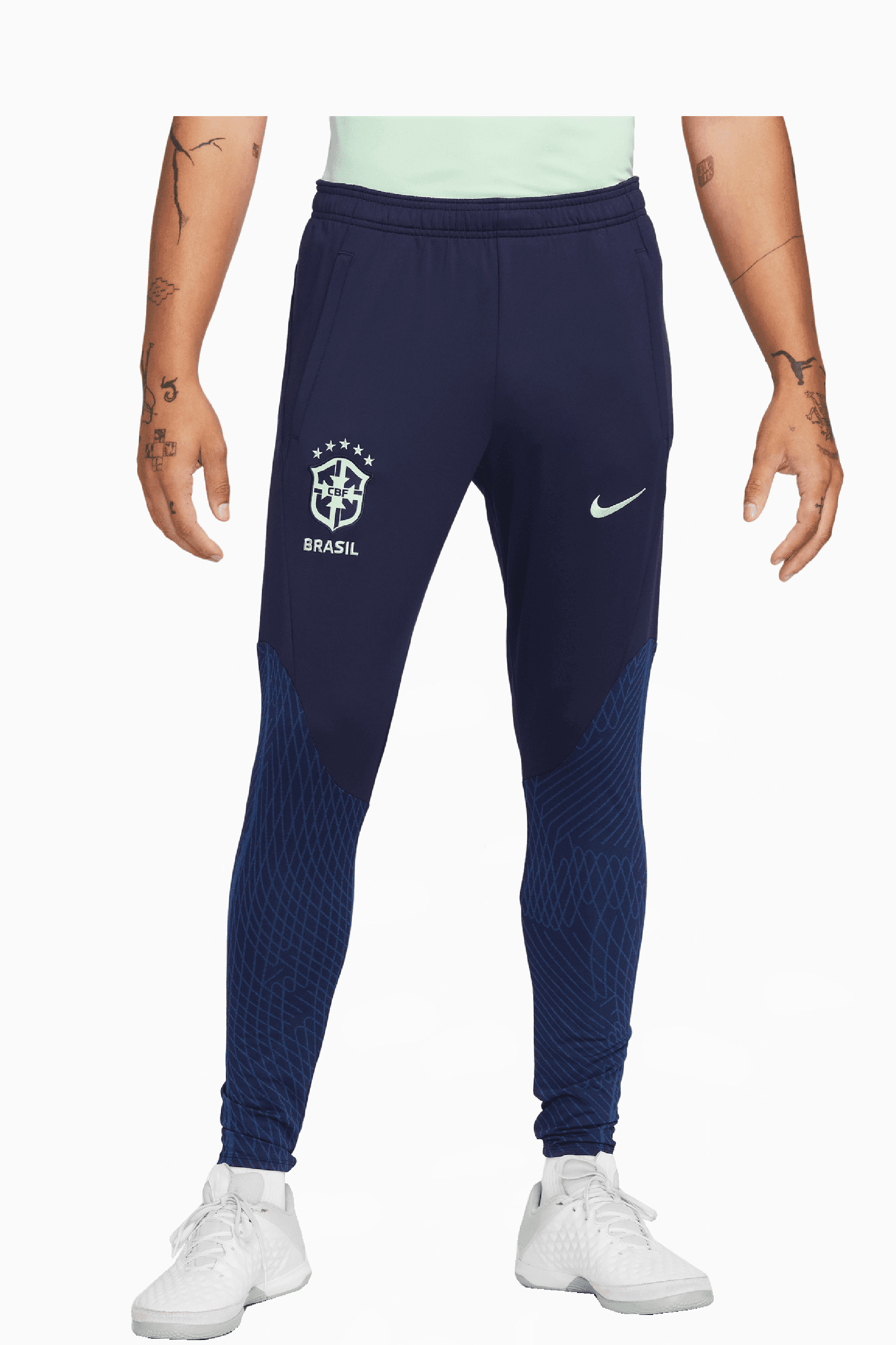 Spodnie Reprezentacji Brazylii Nike 2022 Strike - Granatowy