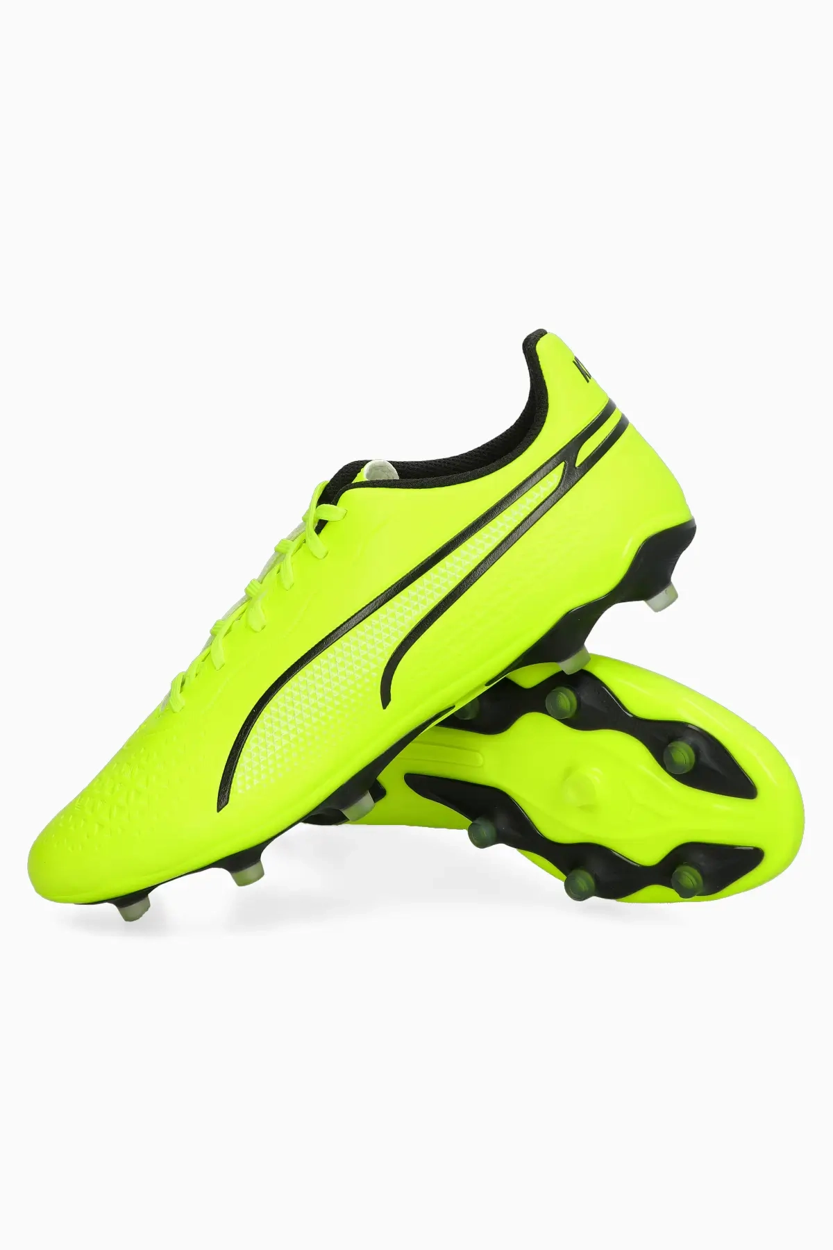 Korki Puma King Match FG/AG - Limonkowy