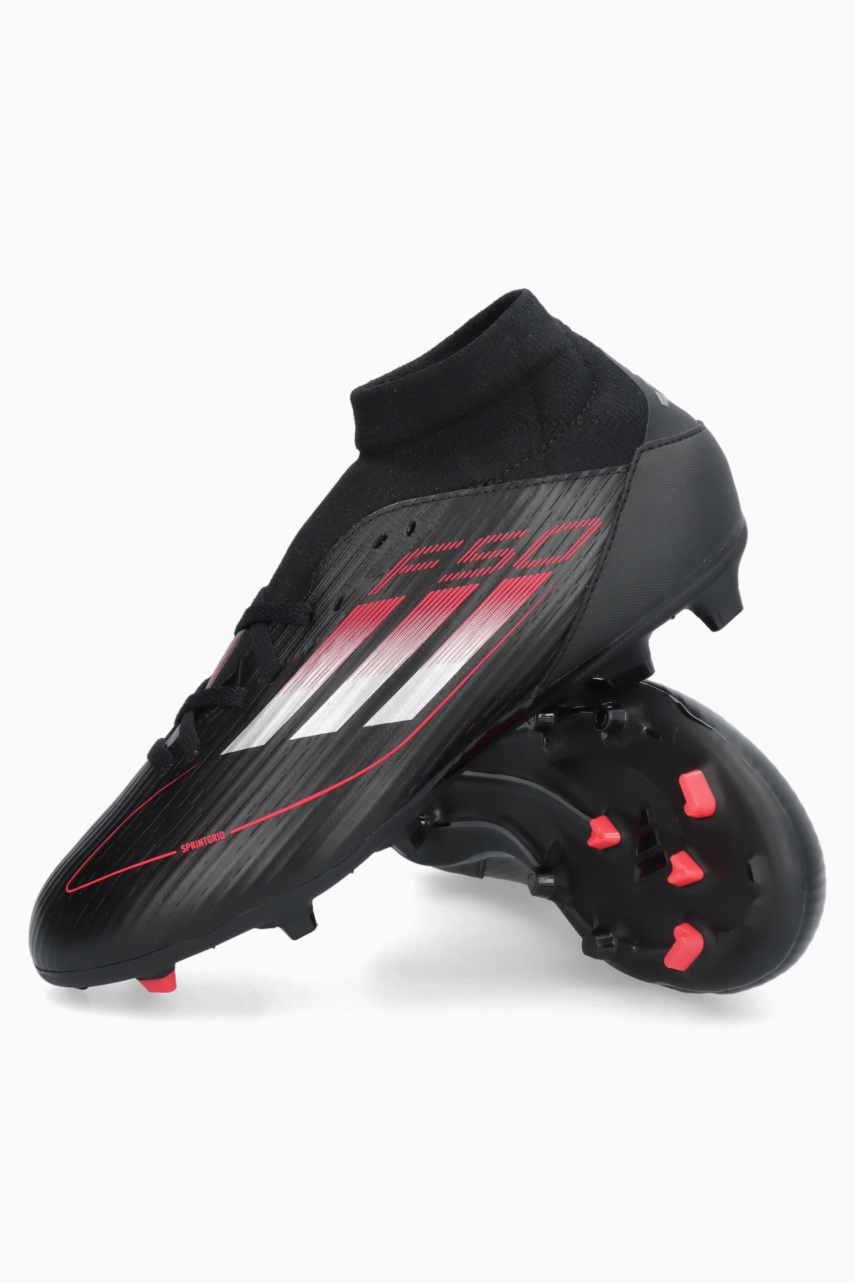 Korki adidas F50 League Mid FG/MG Junior - Czarny