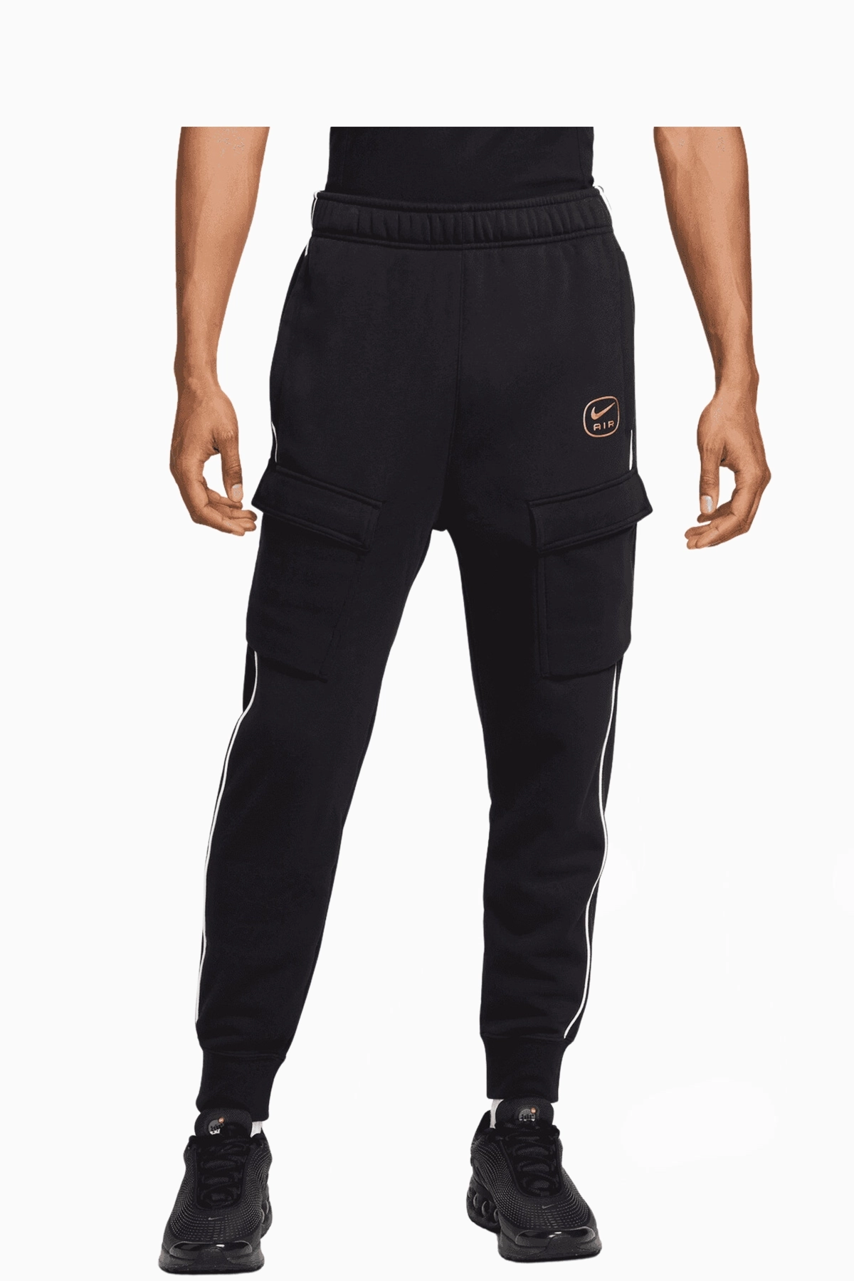 Spodnie Nike Air Fleece Cargo - Czarny