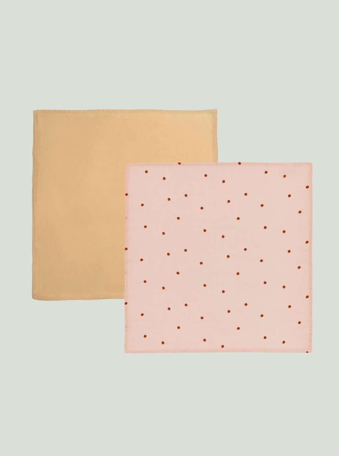 Pieluszki muślinowe Rose / Fudge - Pack of 2 OYOY