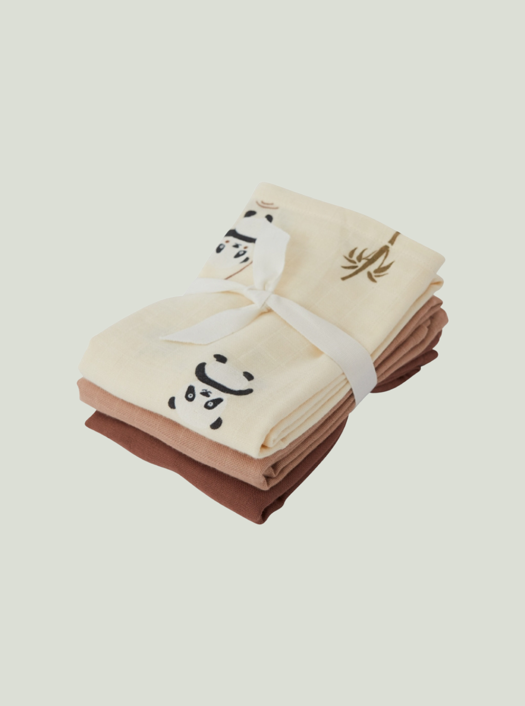 Pieluszki muślinowe Square Panda VAnilla - 3 sztuki OYOY Mini