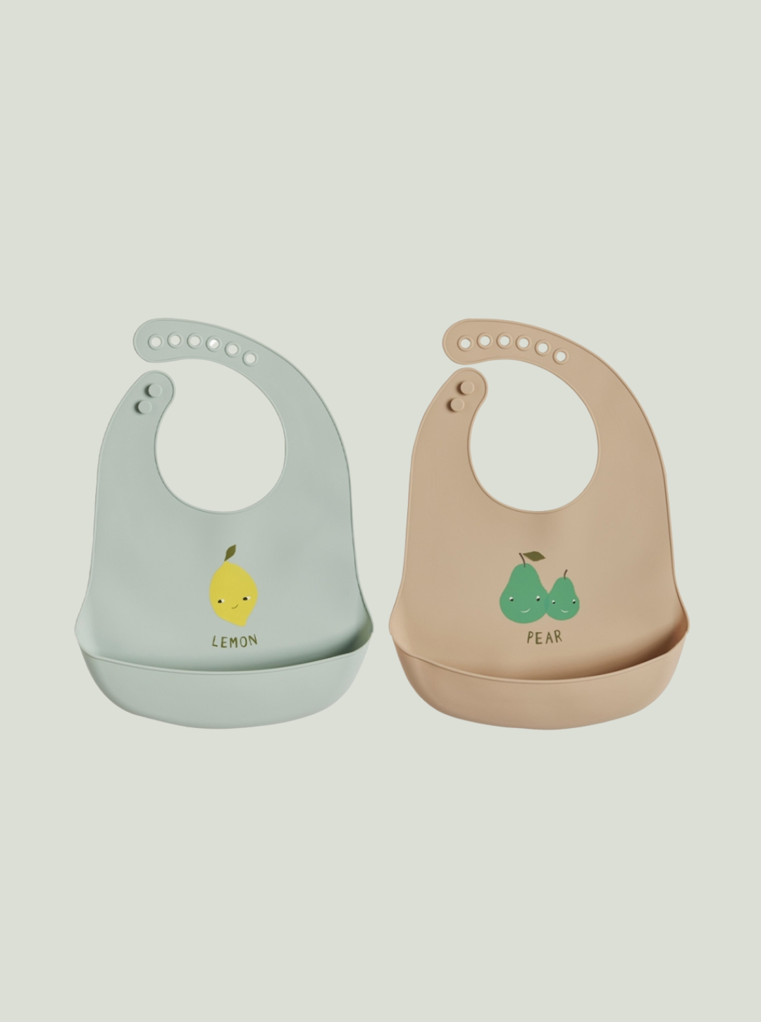 Yummy silikonowy śliniaczek Minty / Camel – opakowanie 2 szt OYOY Mini