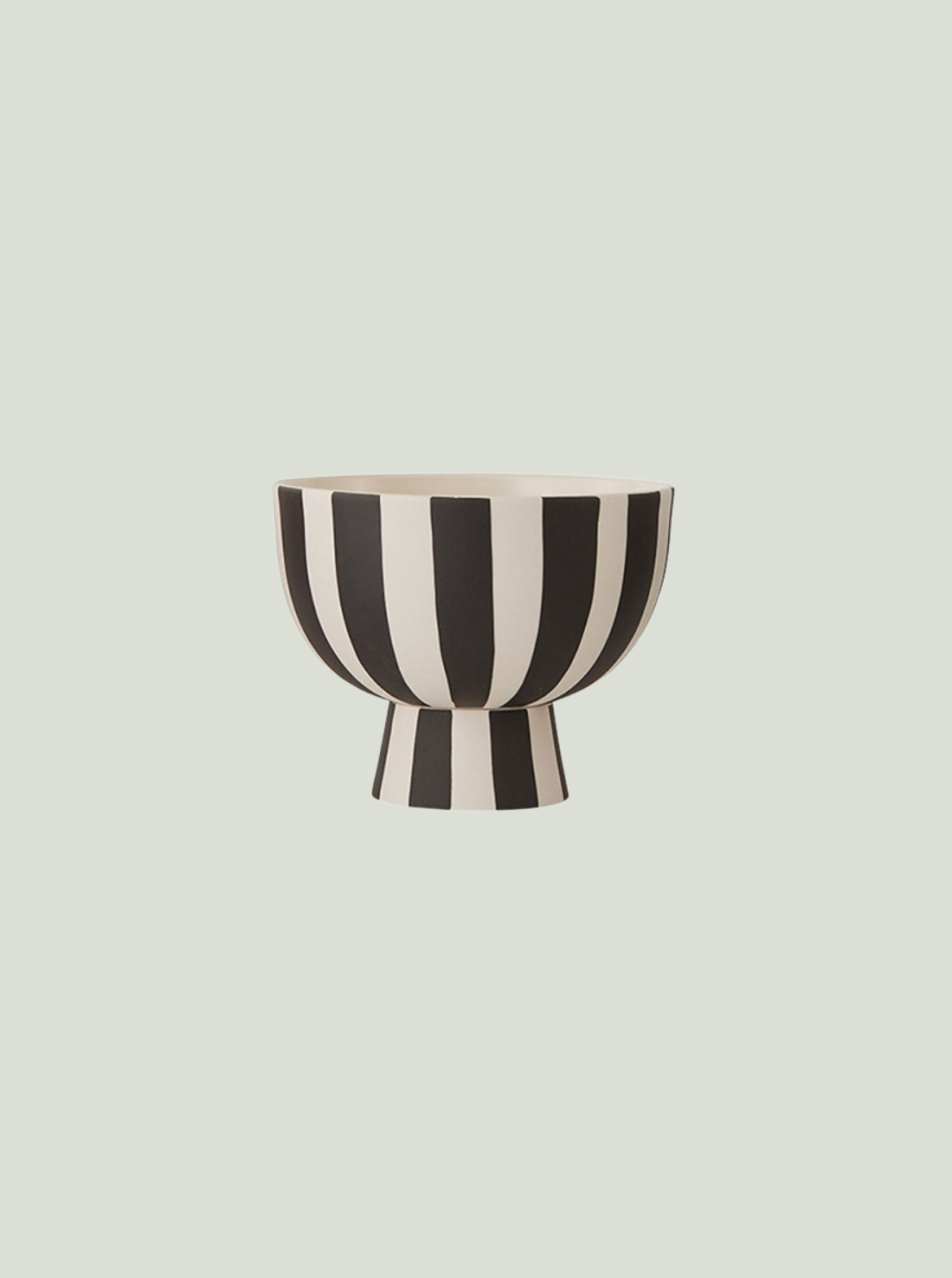 Miska Toppu Bowl Mini White / Black OYOY Living