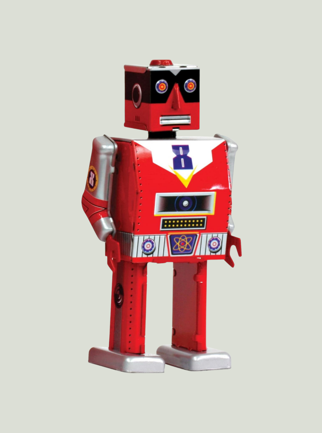 Saint John V2 LASER ROBOT Vintage blaszana zabawka