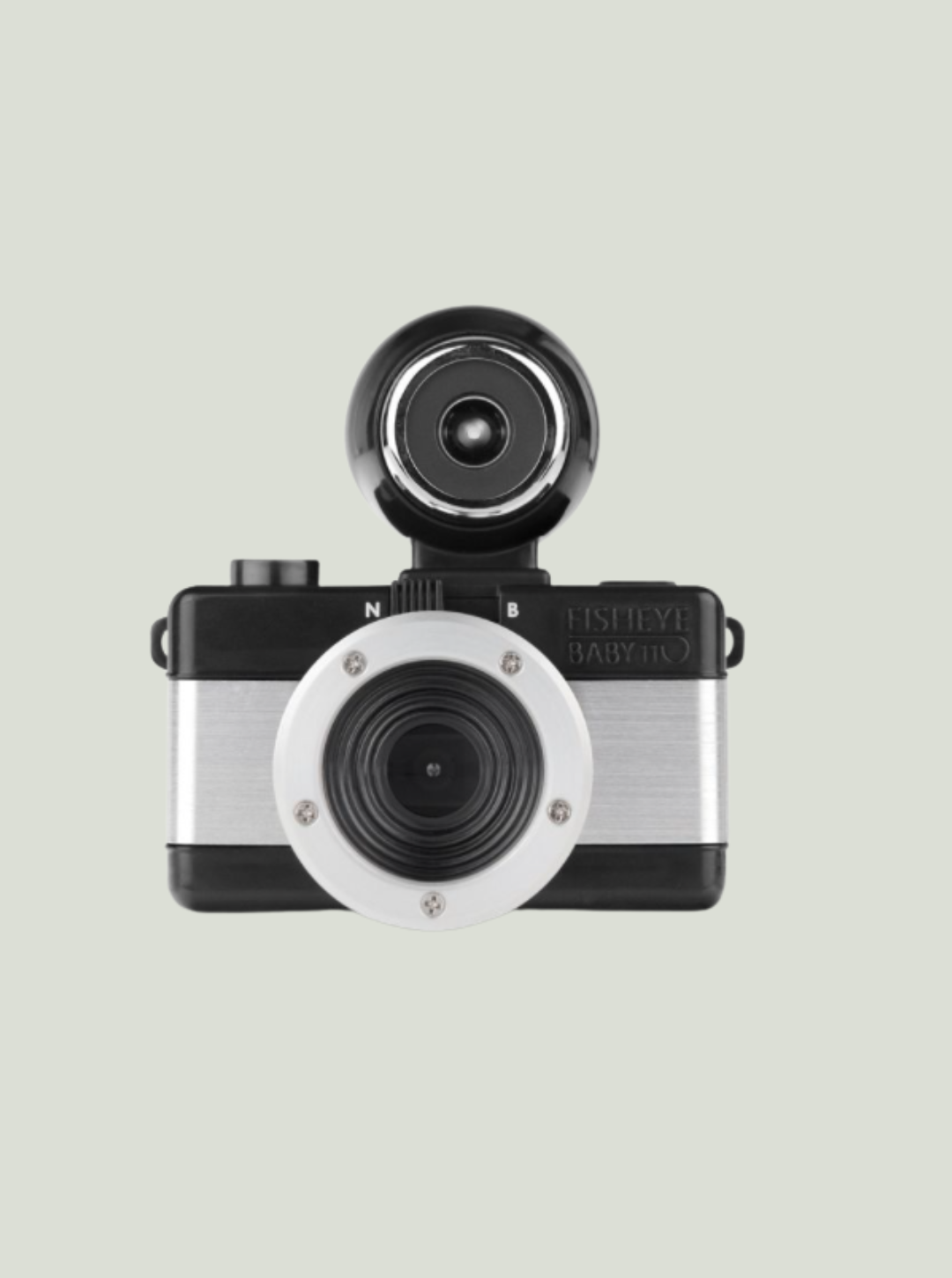 Aparat analogowy Fisheye Baby 110 - Metal Black LOMOGRAPHY