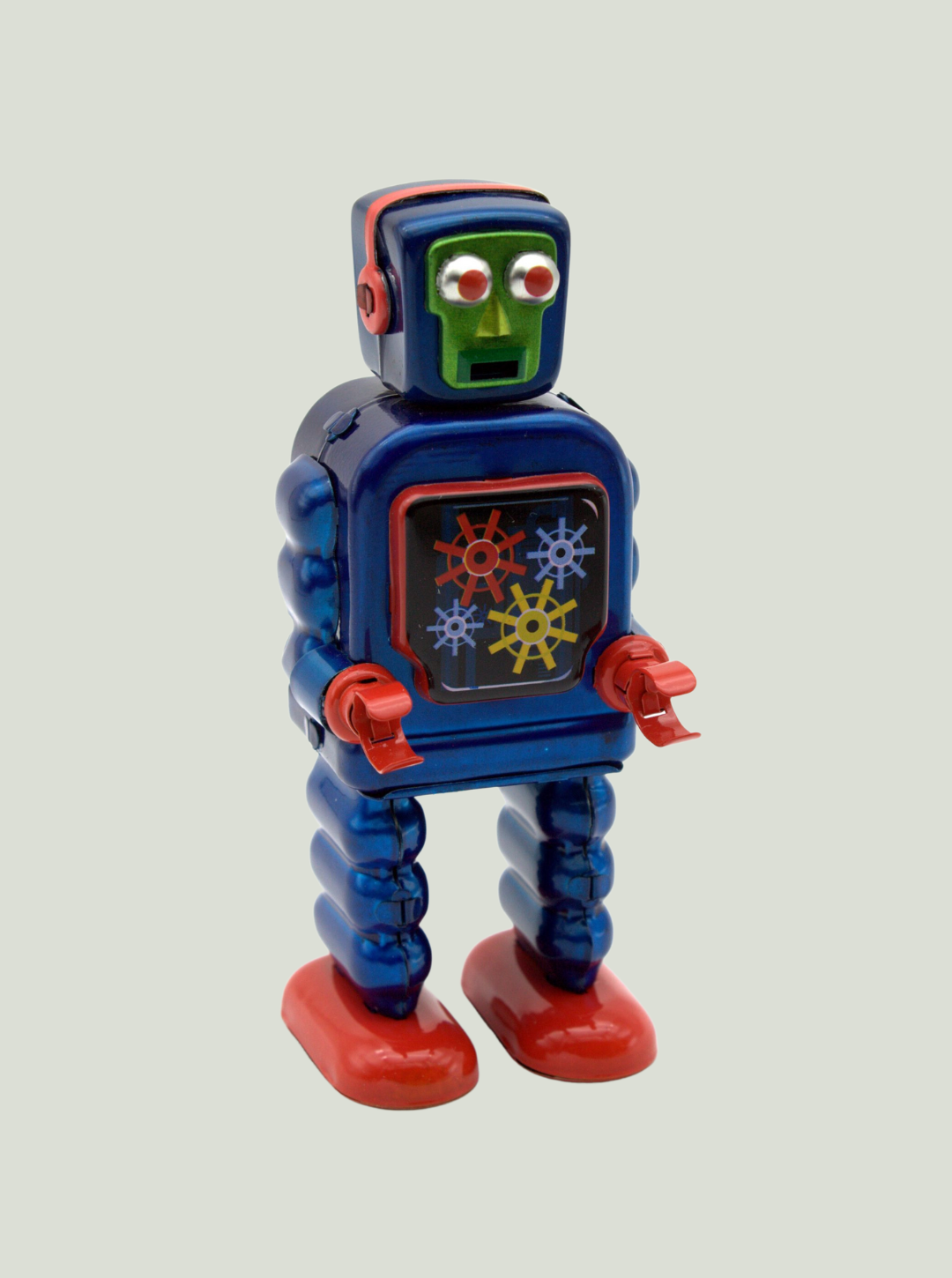 Saint John V2 GEARING ROBOT Vintage blaszana zabawka
