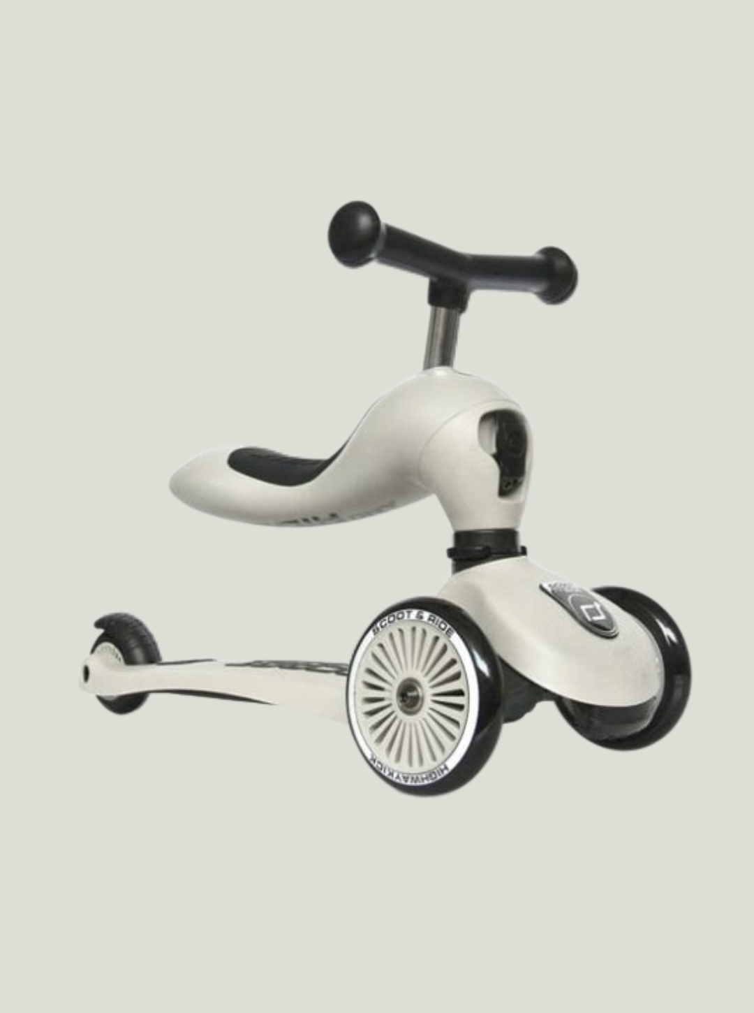 Jeździk i hulajnoga 2w1 SCOOT & RIDE Highwaykick 1, 1-5 lat Ash