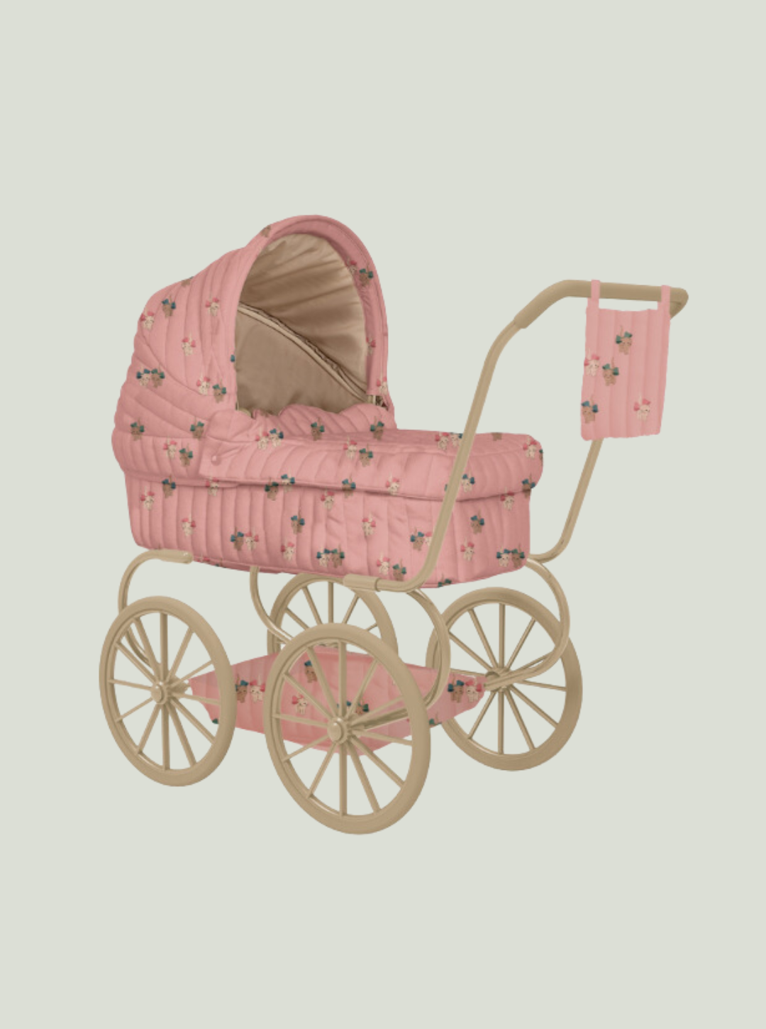 Wózek dla lalek gondola minnie BOW KITTY PINK Konges Sløjd